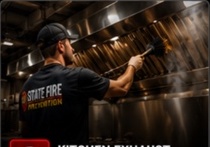 Commercial kitchen exhaust cleaning